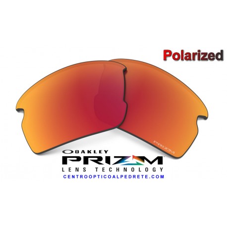 Flak 2.0 Standard Prizm Ruby Polarized Replacement Lens (OO9295LS-000019)