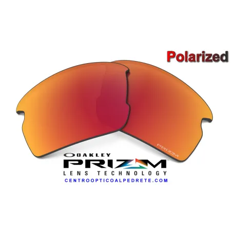Flak 2.0 Standard Prizm Ruby Polarized Replacement Lens (OO9295LS-000019)