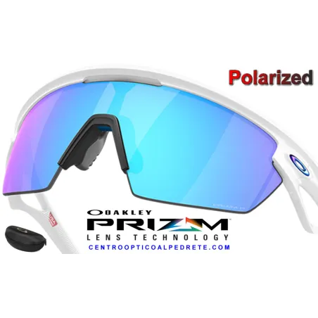 Sphaera Matte White / Prizm Sapphire Polarized (OO9403-02)