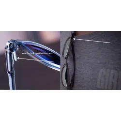 Latch Fade Collection Matte Black / Sapphire Iridium Polarized (OO9265-18)