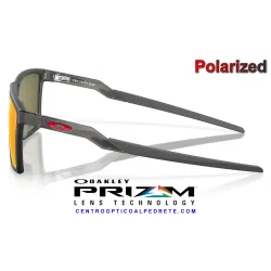 Futurity Sun Satin Grey Smoke / Prizm Ruby Polarized ( OO9482-04)