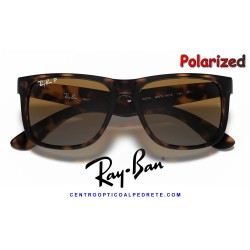 Ray-Ban Justin Havana / Brown-Grey Polarized (RB4165 865/T5)