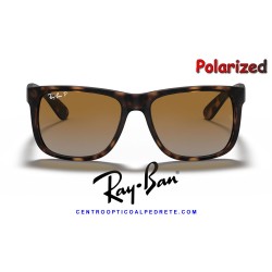 Ray-Ban Justin Havana / Brown-Grey Polarized (RB4165 865/T5)