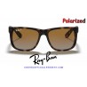 Ray-Ban Justin Havana / Brown-Grey Polarized (RB4165 865/T5)