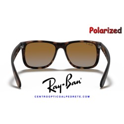Ray-Ban Justin Havana / Brown-Grey Polarized (RB4165 865/T5)