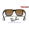 Ray-Ban Justin Havana / Brown-Grey Polarized (RB4165 865/T5)