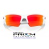 Flak 2.0 XL Polished White / Prizm Ruby (OO9188-93)