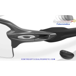 Flak 2.0 XL Steel / Clear Black Iridium Photochromic (OO9188-16)