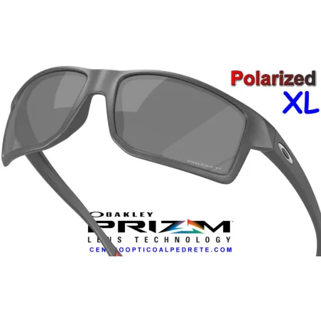 Gibston XL Steel / Prizm Black Polarized (OO9470-02)