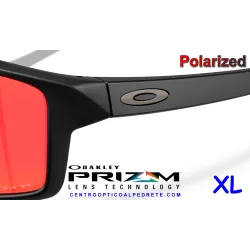 Gibston XL Matte Black / Prizm Ruby Polarized (OO9470-06)