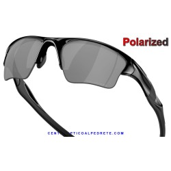 Half Jacket 2.0 XL Polished Black / Black Iridium Polarized (OO9154-05)