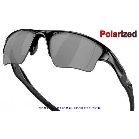 Half Jacket 2.0 XL Polished Black / Black Iridium Polarized (OO9154-05)