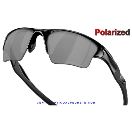 Half Jacket 2.0 XL Polished Black / Black Iridium Polarized (OO9154-05)
