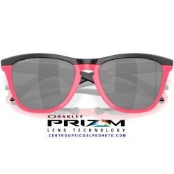 Frogskins Hybrid Matte Black - Neon Pink / Prizm Black (OO9289-04)
