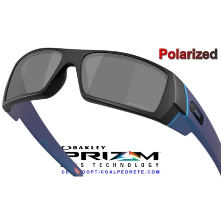 Gascan Matte Black-Blue / Prizm Black  Polarized (OO9014-D0)