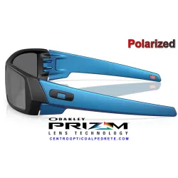 Gascan Matte Black-Blue / Prizm Black  Polarized (OO9014-D0)