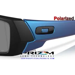 Gascan Matte Black-Blue / Prizm Black  Polarized (OO9014-D0)