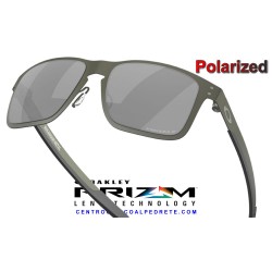 Holbrook Metal Matte GunMettal / Prizm Black Polarized (OO4123-06)