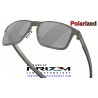 Holbrook Metal Matte GunMettal / Prizm Black Polarized (OO4123-06)
