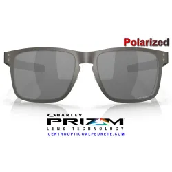 Holbrook Metal Matte GunMettal / Prizm Black Polarized (OO4123-06)