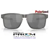 Holbrook Metal Matte GunMettal / Prizm Black Polarized (OO4123-06)