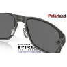 Holbrook Metal Matte GunMettal / Prizm Black Polarized (OO4123-06)