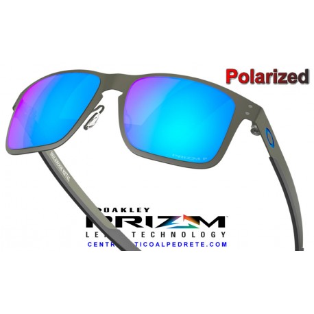 Holbrook Metal Matte GunMettal / Prizm Sapphire Polarized (OO4123-07)