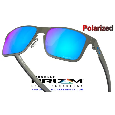 Holbrook Metal Matte GunMettal / Prizm Sapphire Polarized (OO4123-07)