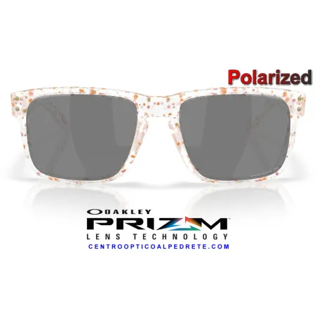 Holbrook Clear Terrazo / Prizm Black Polarized (OO9102-AG)