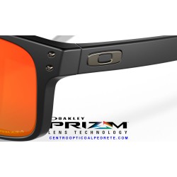 Holbrook Matte Black / Prizm Ruby OO9102-E2