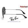 Ray-Ban Aviator Large Gold / Crystal Green Polarized (RB3025 002/48)