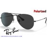 Ray-Ban Aviator Large Gold / Crystal Green Polarized (RB3025 002/48)