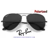 Ray-Ban Aviator Large Gold / Crystal Green Polarized (RB3025 002/48)
