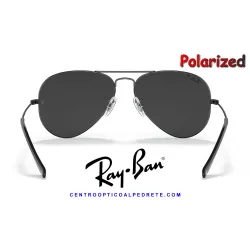 Ray-Ban Aviator Large Gold / Crystal Green Polarized (RB3025 002/48)