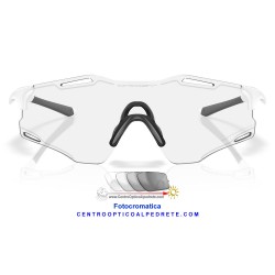 Cybr Zero Matte White / Clear to Black Iridium Photochromic (OO9512D-01)