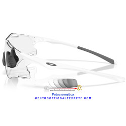 Cybr Zero Matte White / Clear to Black Iridium Photochromic (OO9512D-01)