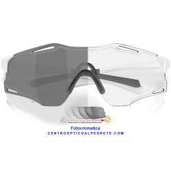 Cybr Zero Matte White / Clear to Black Iridium Photochromic (OO9512D-01)