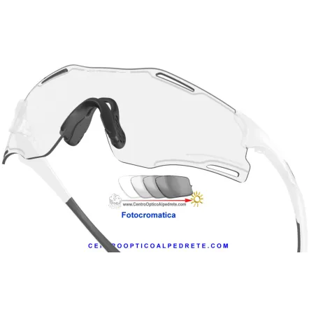 Cybr Zero Matte White / Clear to Black Iridium Photochromic (OO9512D-01)
