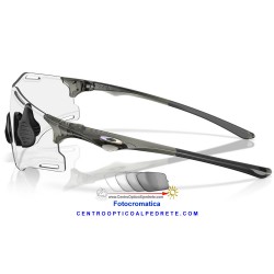 Cybr Zero Traslucen Grey Smoke / Clear to Black Iridium Photochromic (OO9512D-06)