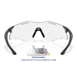 Cybr Zero Traslucen Grey Smoke / Clear to Black Iridium Photochromic (OO9512D-06)