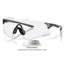 Cybr Zero Traslucen Grey Smoke / Clear to Black Iridium Photochromic (OO9512D-06)