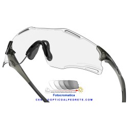 Cybr Zero Traslucen Grey Smoke / Clear to Black Iridium Photochromic (OO9512D-06)