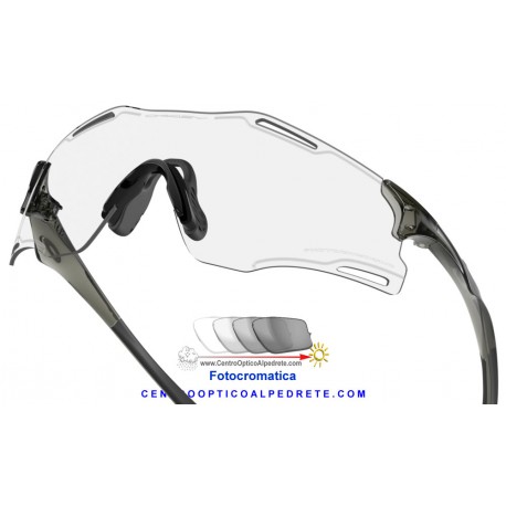 Cybr Zero Traslucen Grey Smoke / Clear to Black Iridium Photochromic (OO9512D-06)