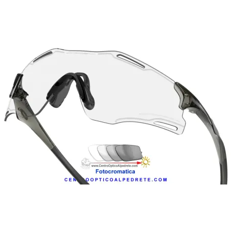 Cybr Zero Traslucen Grey Smoke / Clear to Black Iridium Photochromic (OO9512D-06)