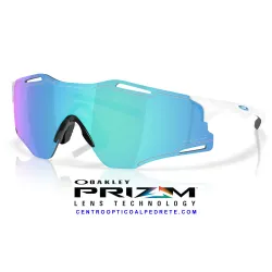 Cybr Zero Polished White / Prizm Sapphire (OO9512D-02)