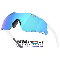 Cybr Zero Polished White / Prizm Sapphire (OO9512D-02)