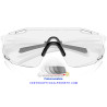 Cybr Dyno Matte White / Clear to Black Iridium Photochromic (OO9513D-01)