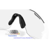 Cybr Dyno Matte White / Clear to Black Iridium Photochromic (OO9513D-01)