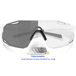 Cybr Dyno Matte White / Clear to Black Iridium Photochromic (OO9513D-01)