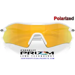 Radar Plate Polished White / Prizm 24k Polarized (OO9495D-05)